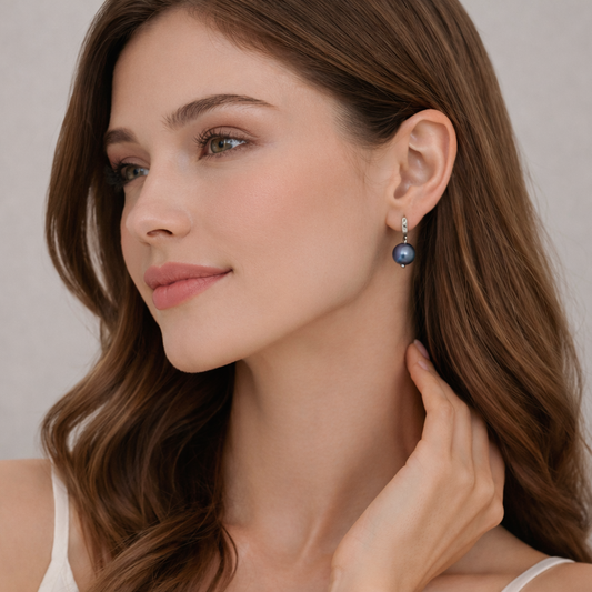 Lustre Freshwater Pearl Drop Earrings