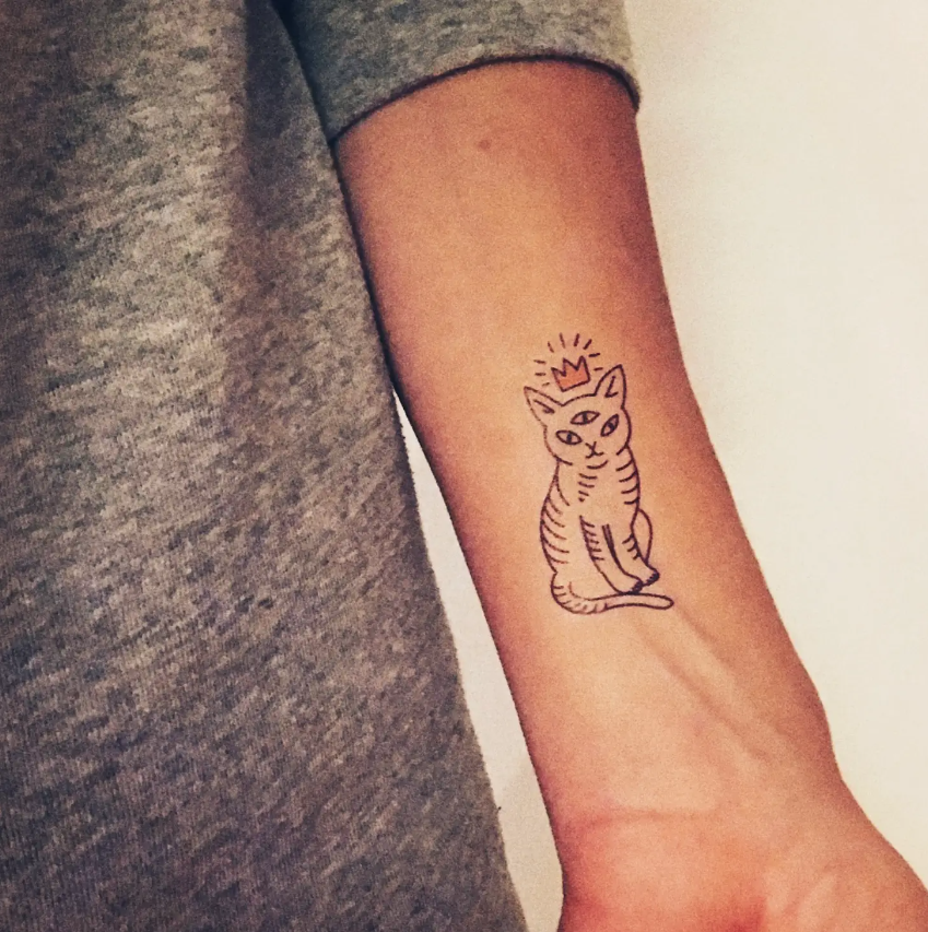 the Kitty-Cat -Temporary Tattoos