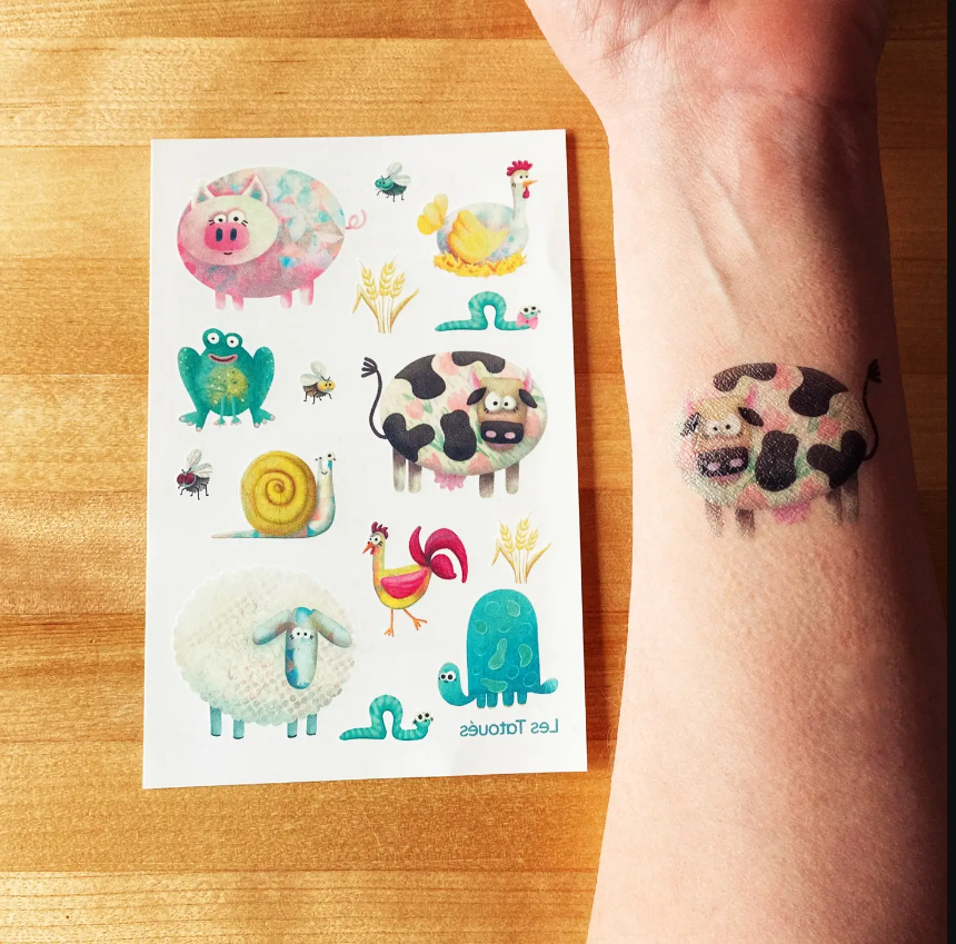 The little farm - Temporary tattoos