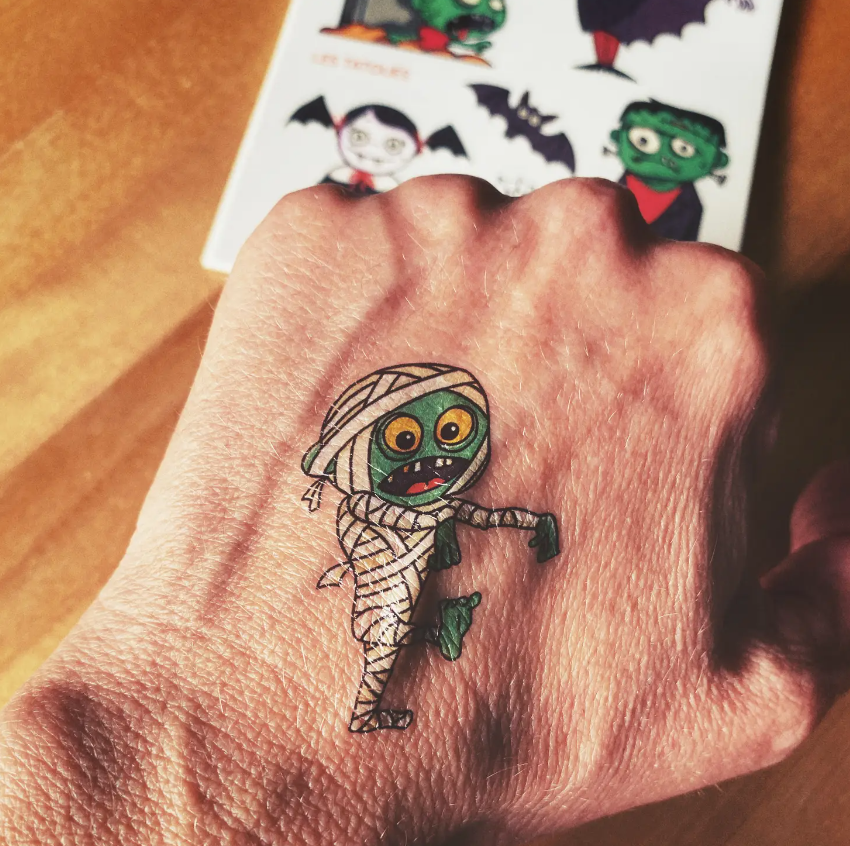 Vampires and Zombies - Tempory tattoos