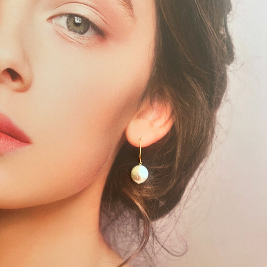 Baroque Freshwater Pearl Drop Earrings