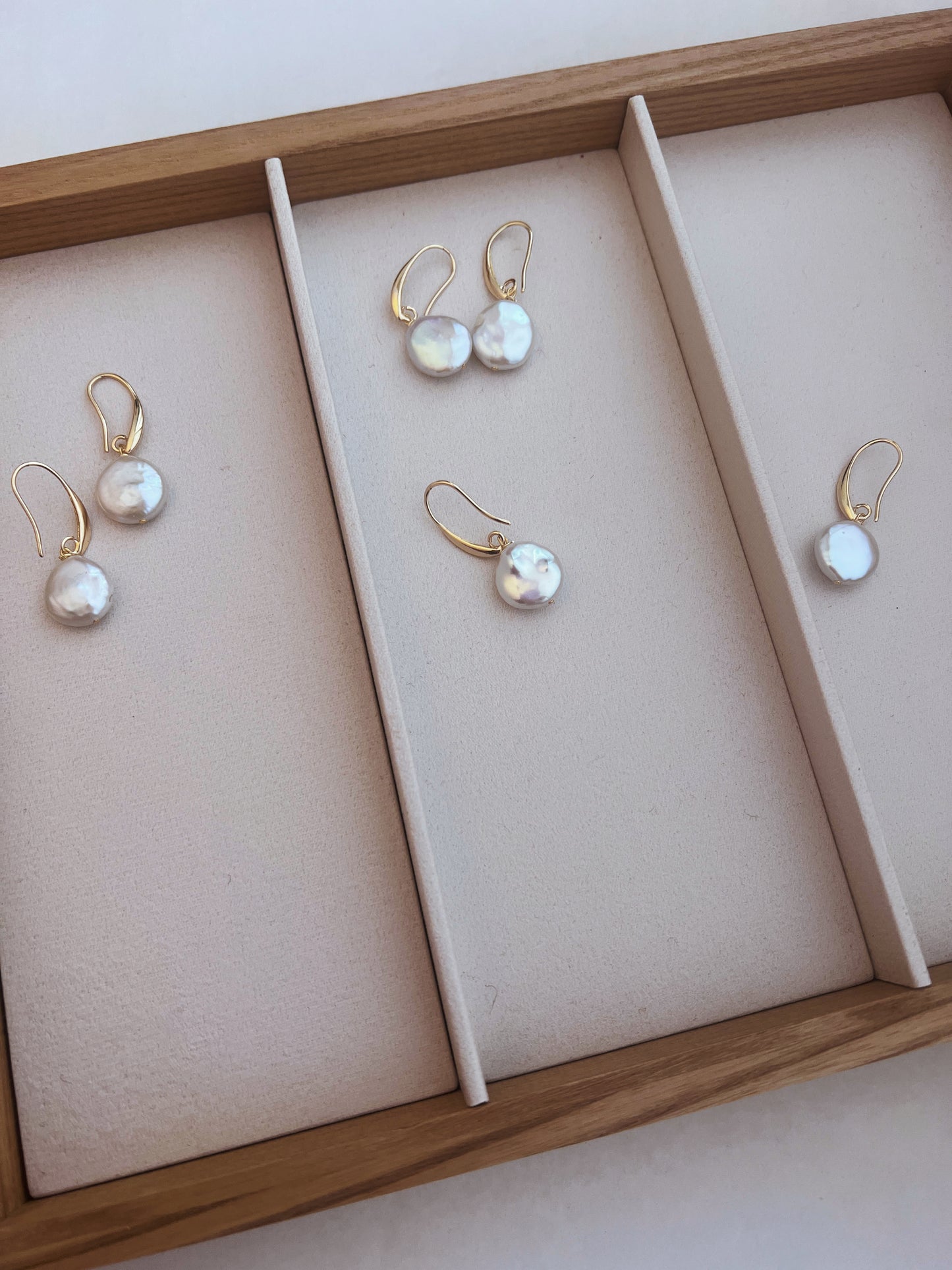 Baroque Freshwater Pearl Drop Earrings