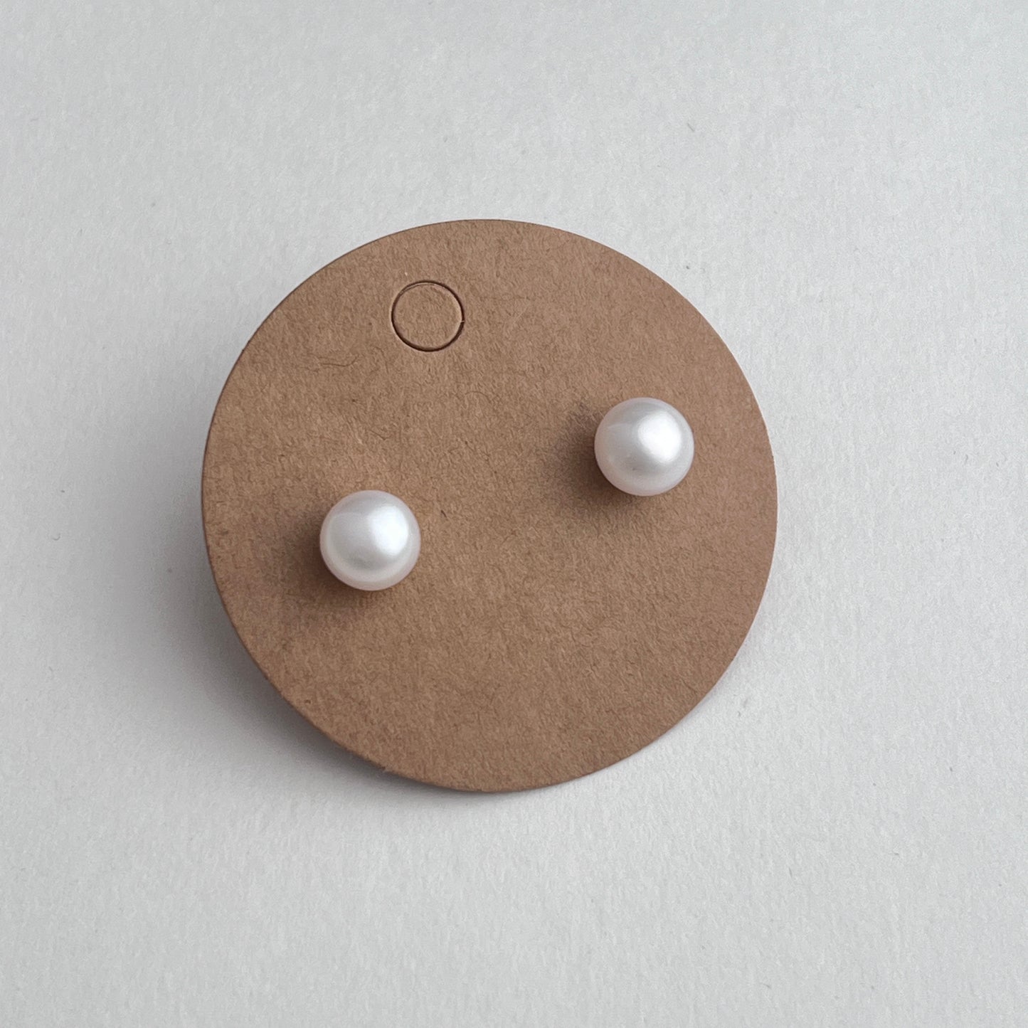 Classic Freshwater Pearl Stud Earrings