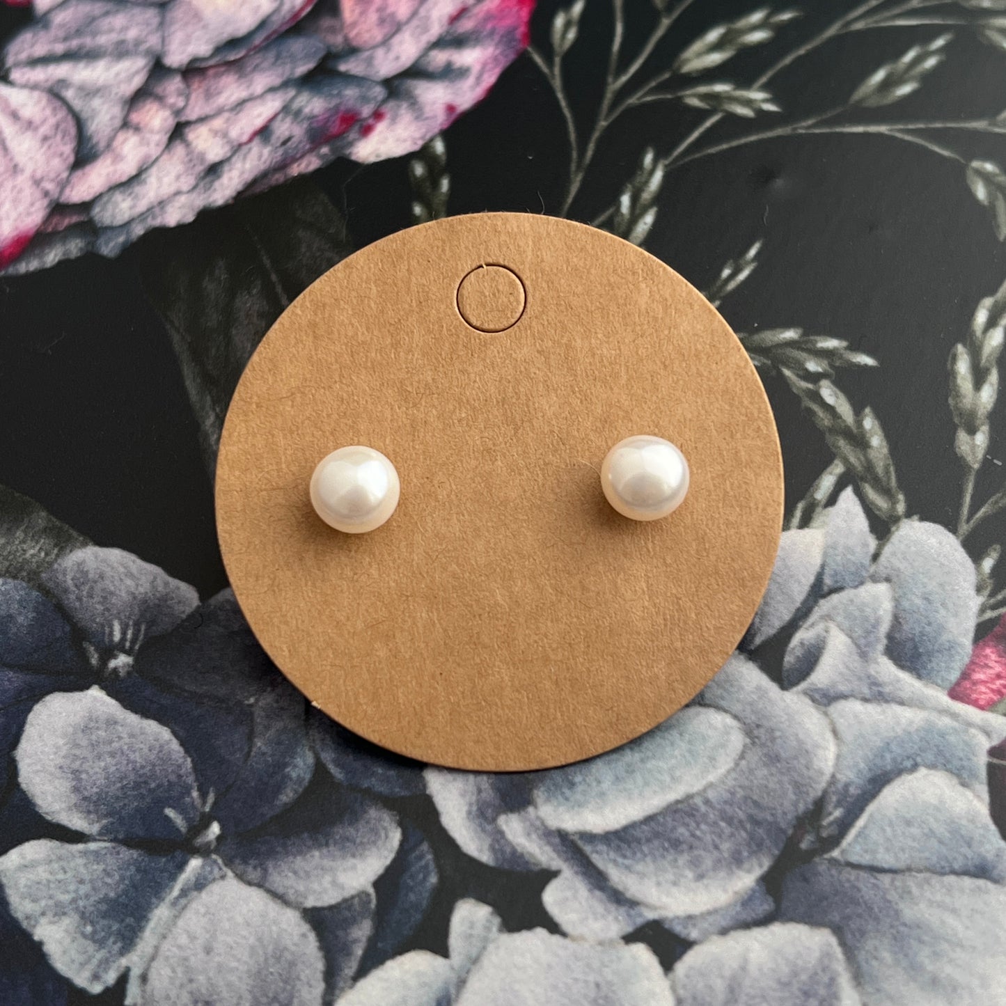 Classic Freshwater Pearl Stud Earrings