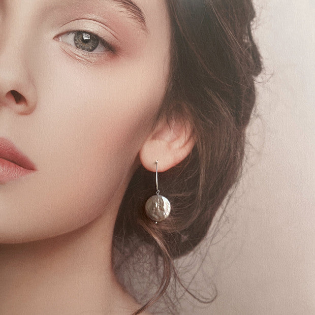 Baroque Freshwater Pearl Drop Earrings