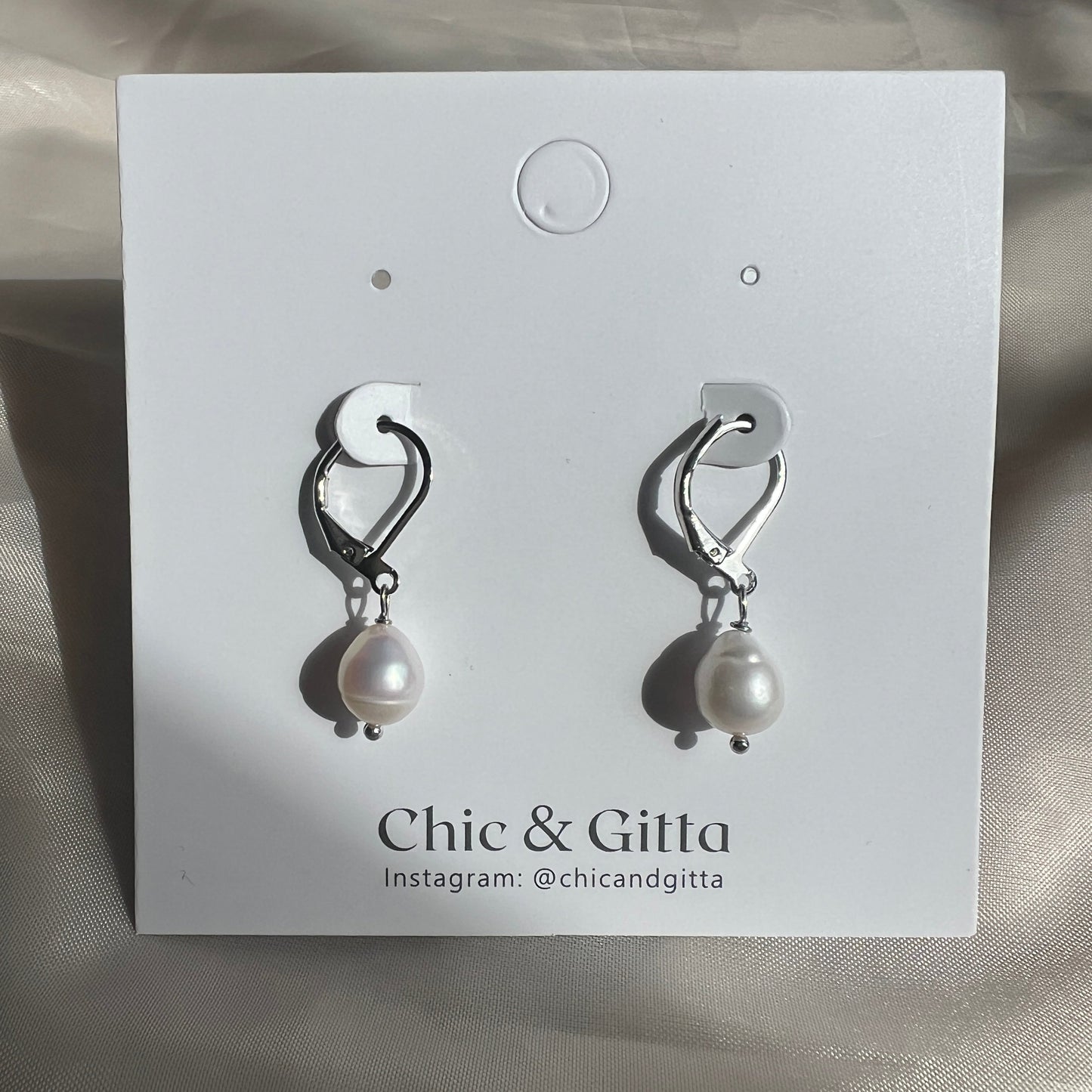 Pearl Drop Earrings｜Gold & Silver