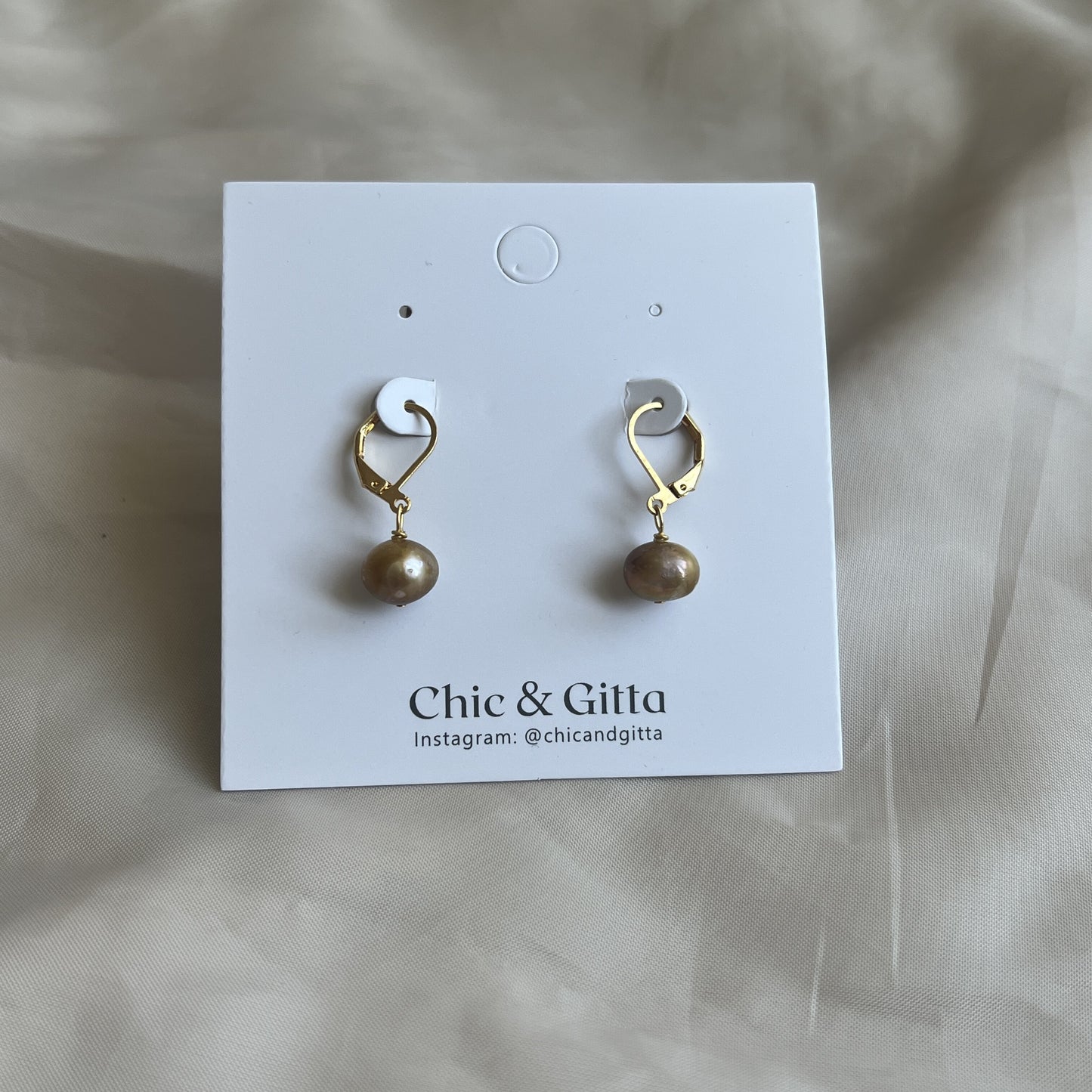 Pearl Drop Earrings｜Gold & Silver