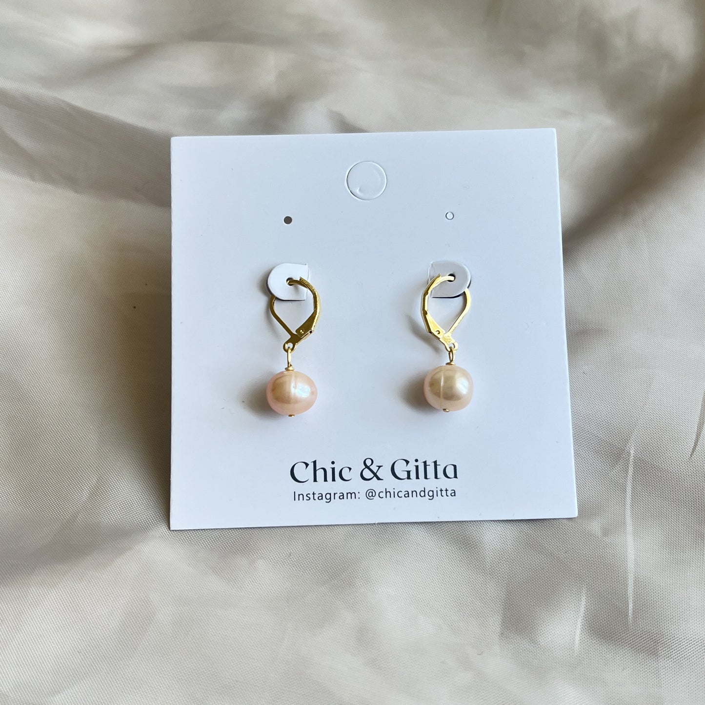 Pearl Drop Earrings｜Gold & Silver