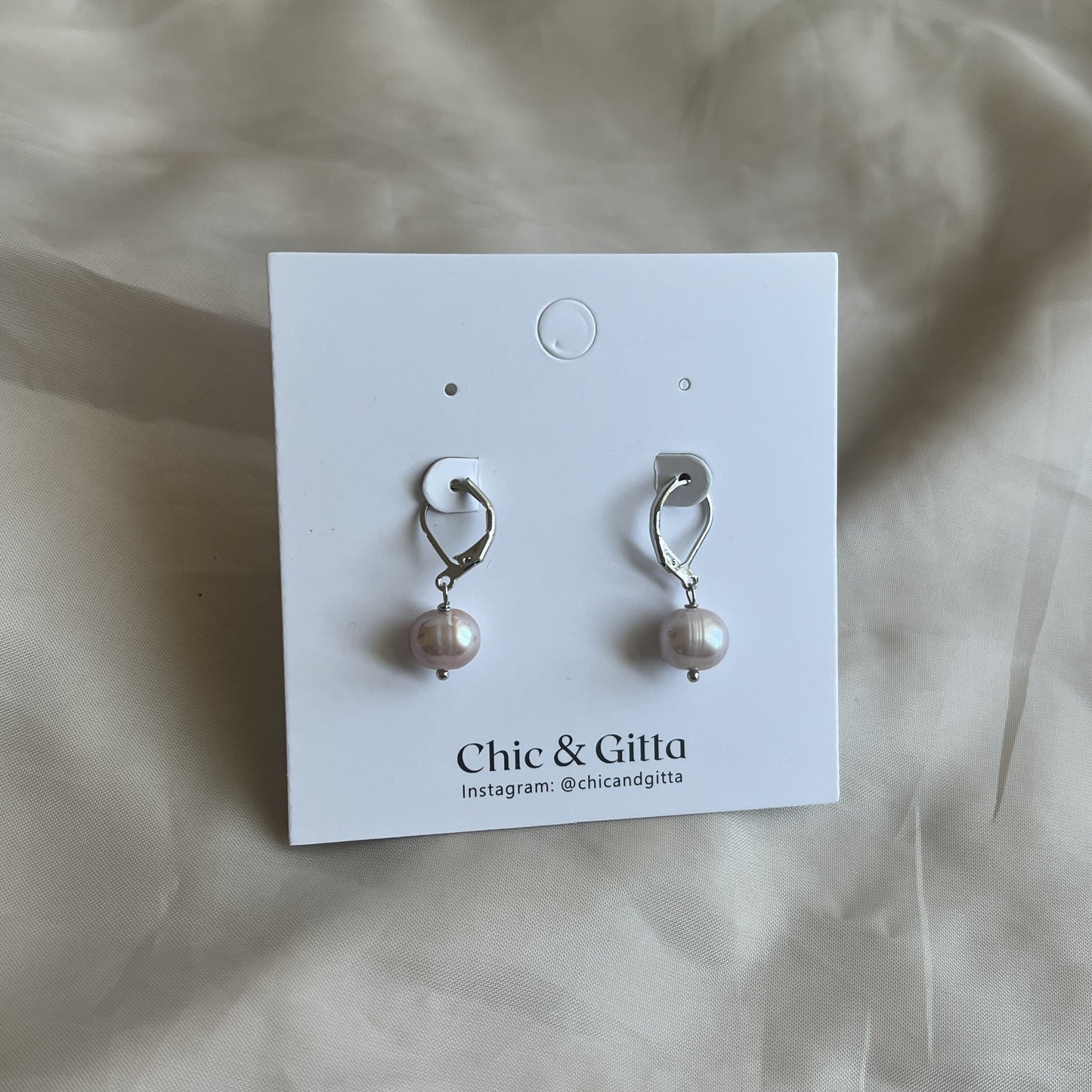 Pearl Drop Earrings｜Gold & Silver