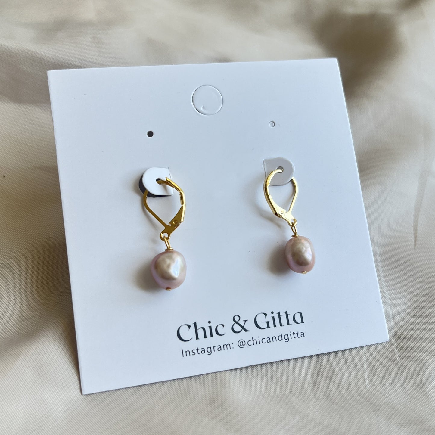 Pearl Drop Earrings｜Gold & Silver